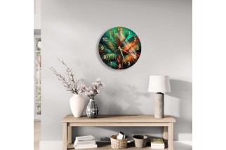 Tropical Palm Tree Wall Clock