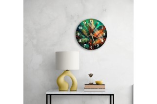 Tropical Palm Tree Wall Clock