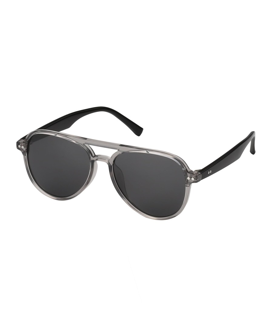Polarized double bridge sun glasses