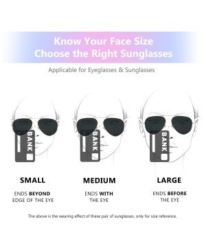 Protective and Lightweight Metal Polarized Aviator Sunglasses