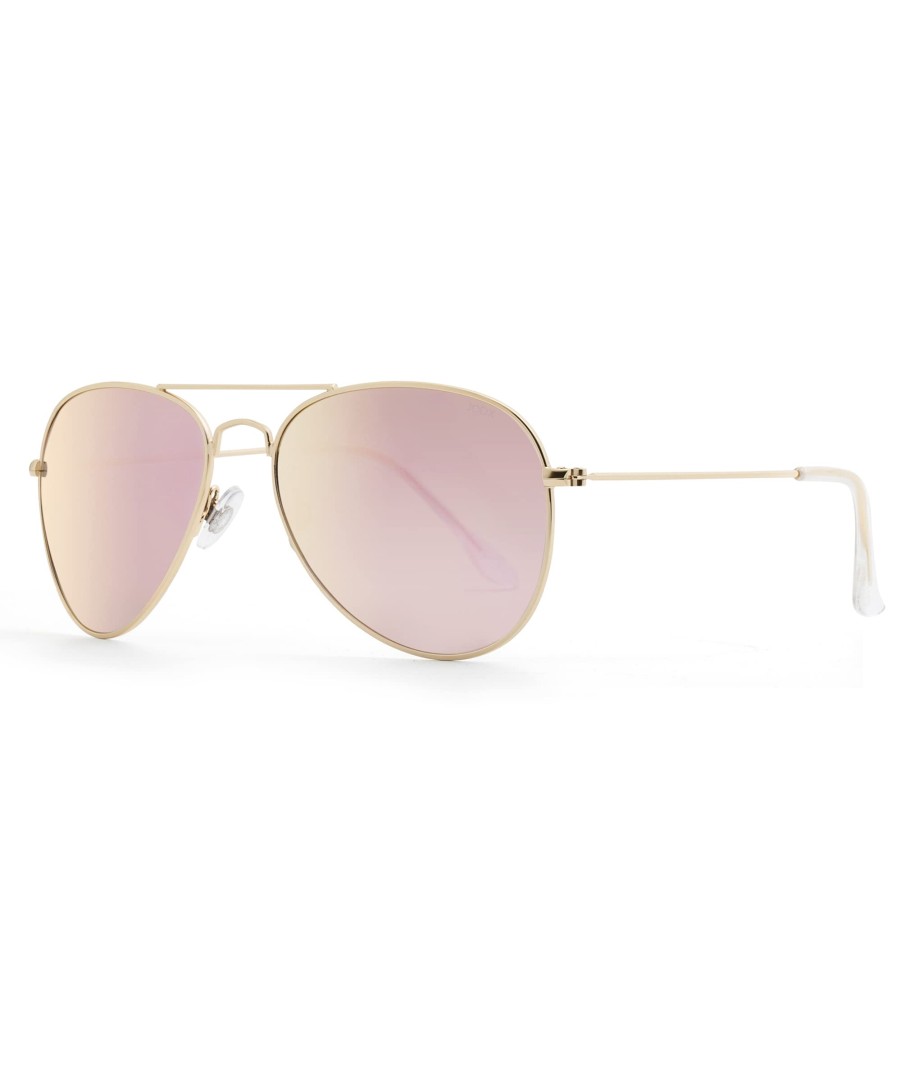 Pink Style Light Metal Polarized Aviator Sunglasses
