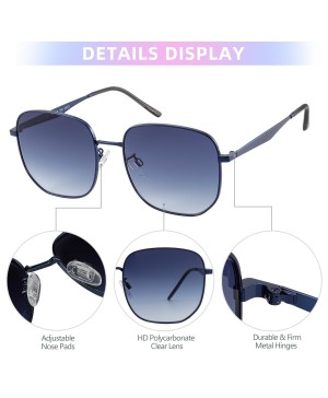 Men's Classic Oversized Square Sunglasses