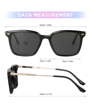 Unisex Fashion Polarized Square Sunglasses