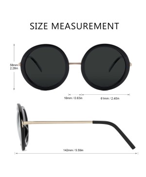 Vintage Oversized Women's UV Protection Sunglasses